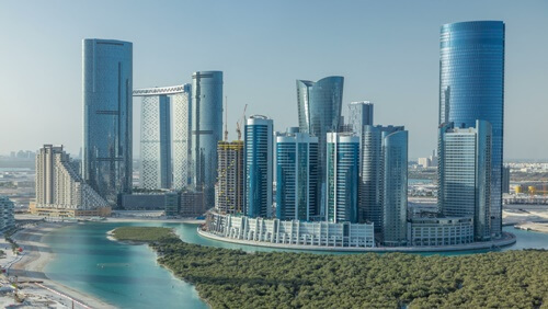 Abu Dhabi city view