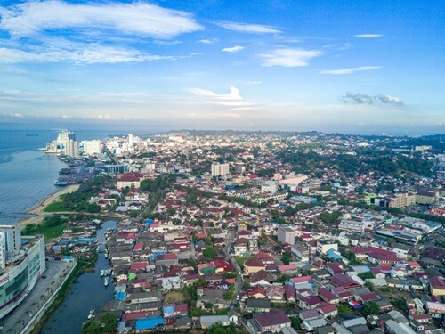 Balikpapan city view