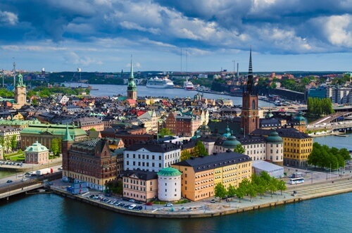 Copenhagen city view