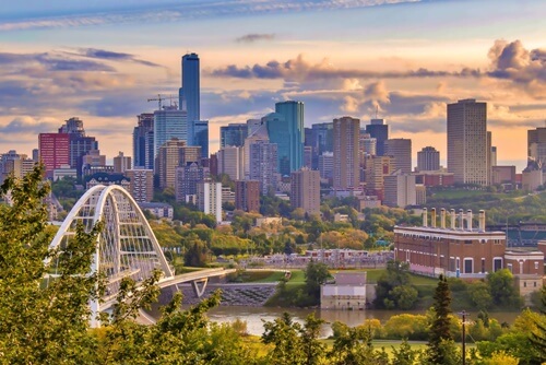 Edmonton city view
