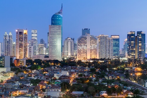 Jakarta city view