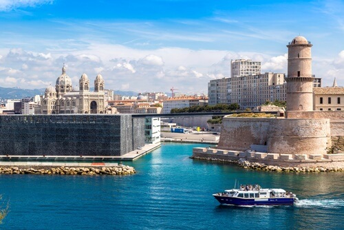 Marseille city view