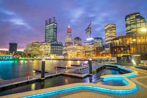 Perth city view