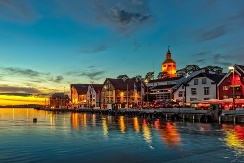 Stavanger city view