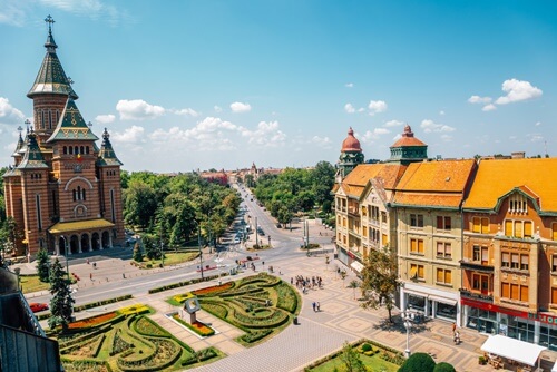 Targa Mures city view